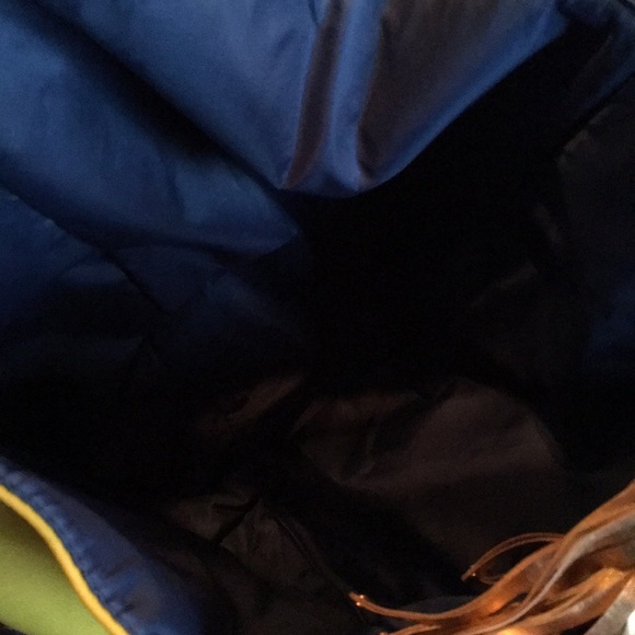 Deux lux, yellow leather bag - Picture 3 of 4